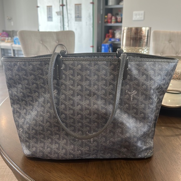 Goyard Bags Goyard Grey Artois Pm Bag Has Zipper Poshmark